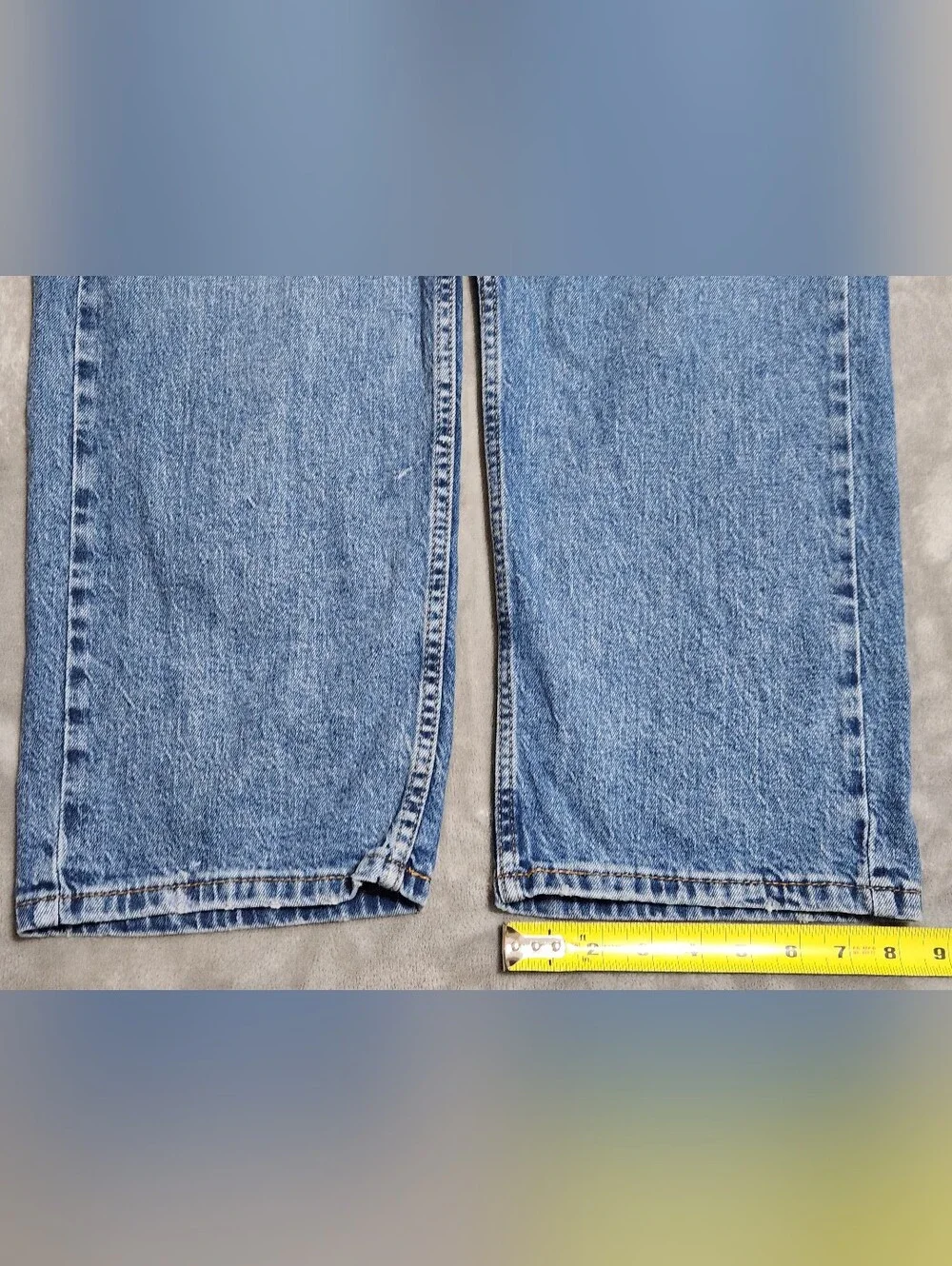 Levi's 505 Regular Straight Leg Jeans 38x30 Blue